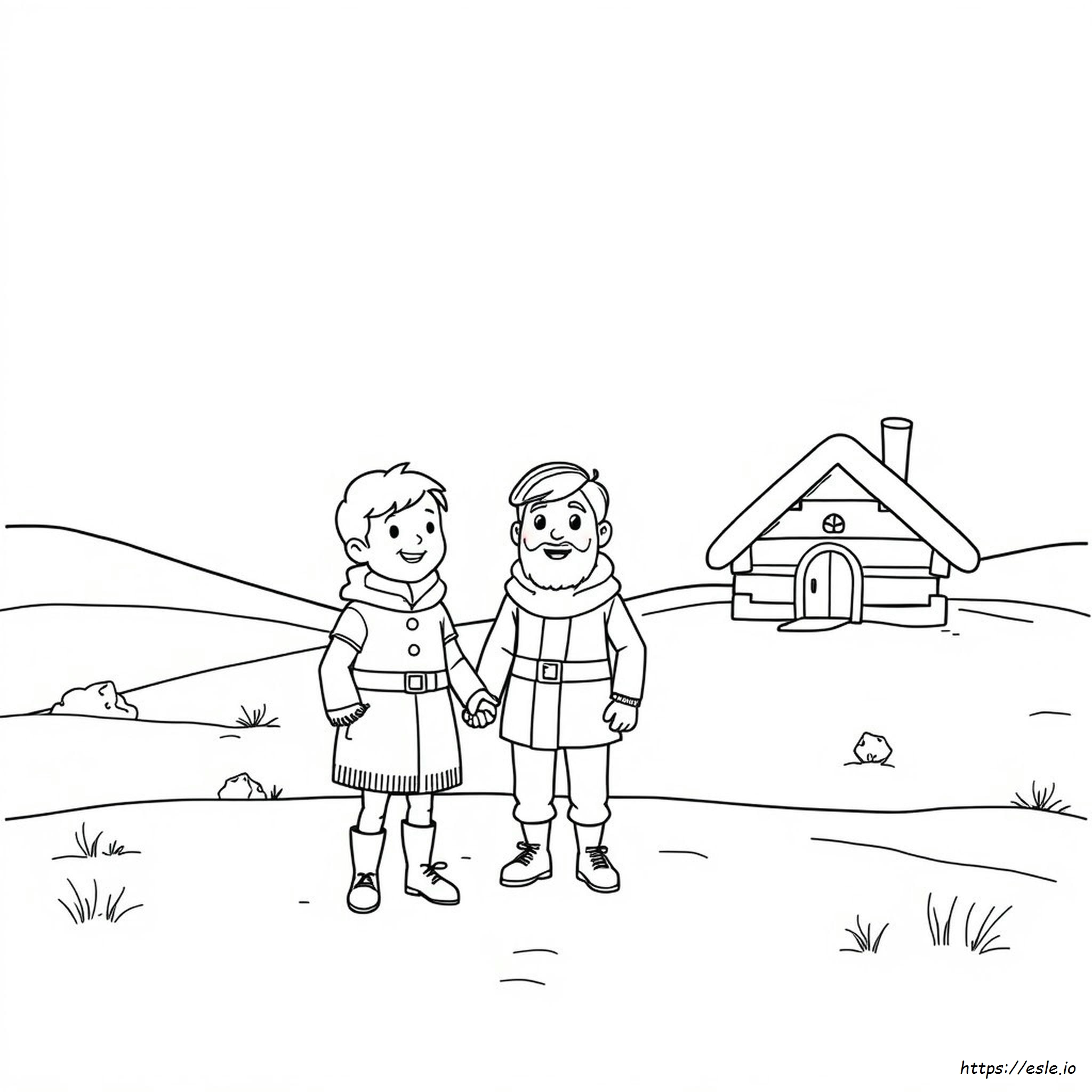 Peter And Cornelius Coloring Page