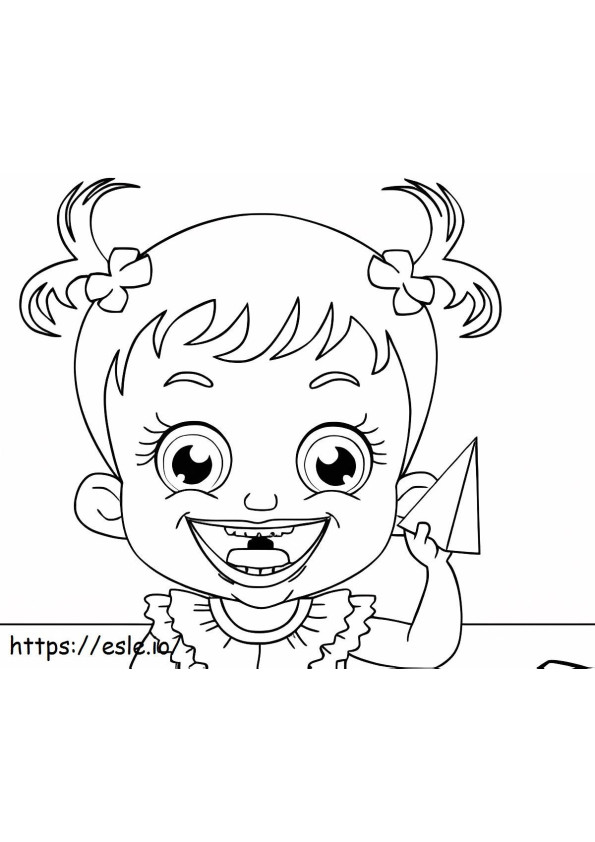 Baby Hazel Coloring1 coloring page