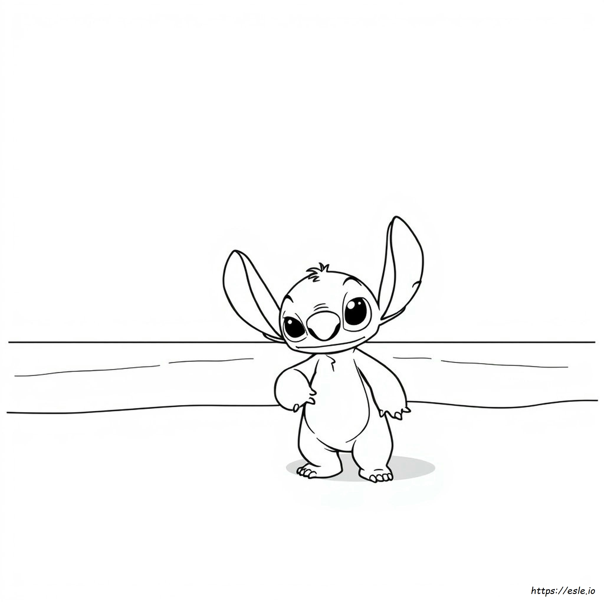 Lilo Și Stitch Planșă De Colorat