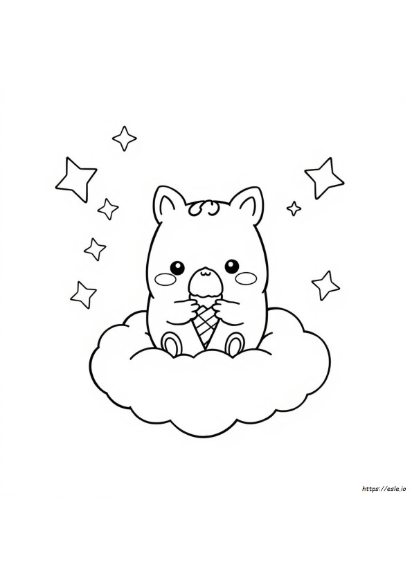 Kawaii Pochacco Kolorowanka