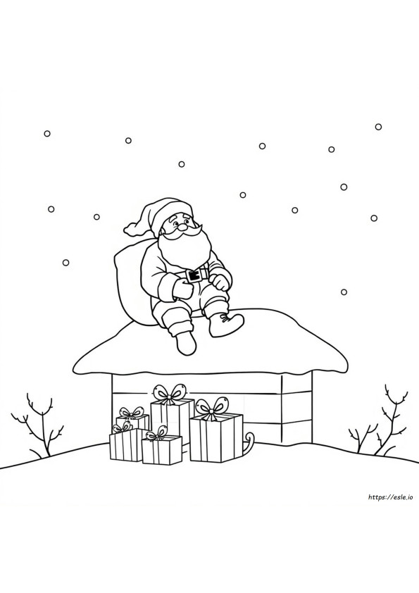 Weihnachtsmann Zum Ausmalen Kostenlos Ausdrucken Pdf