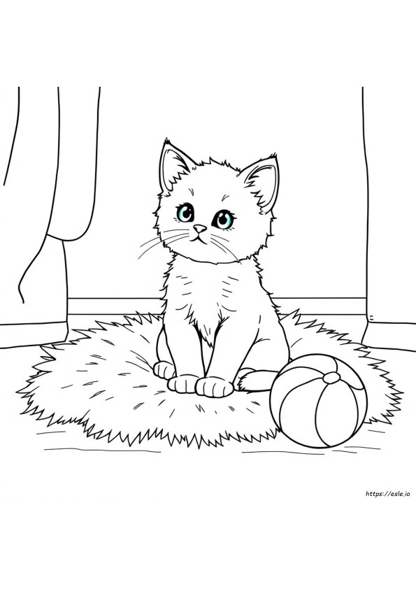Schattige Kittens Kleurplaten