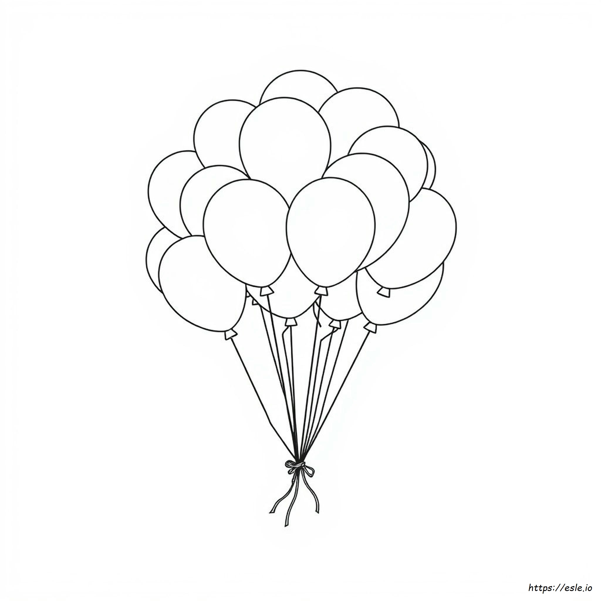 Balloons Images For Colouring