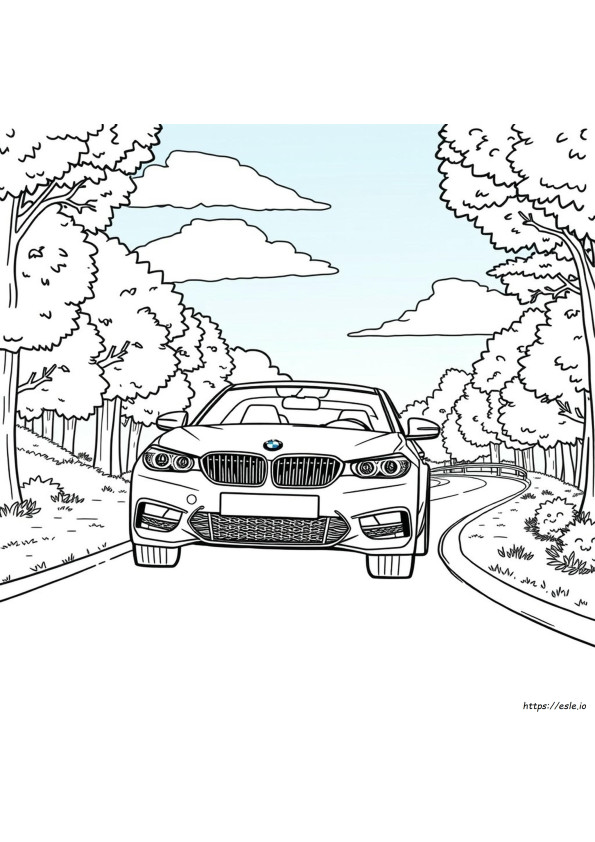 Mobil Bmw Untuk Mewarnai