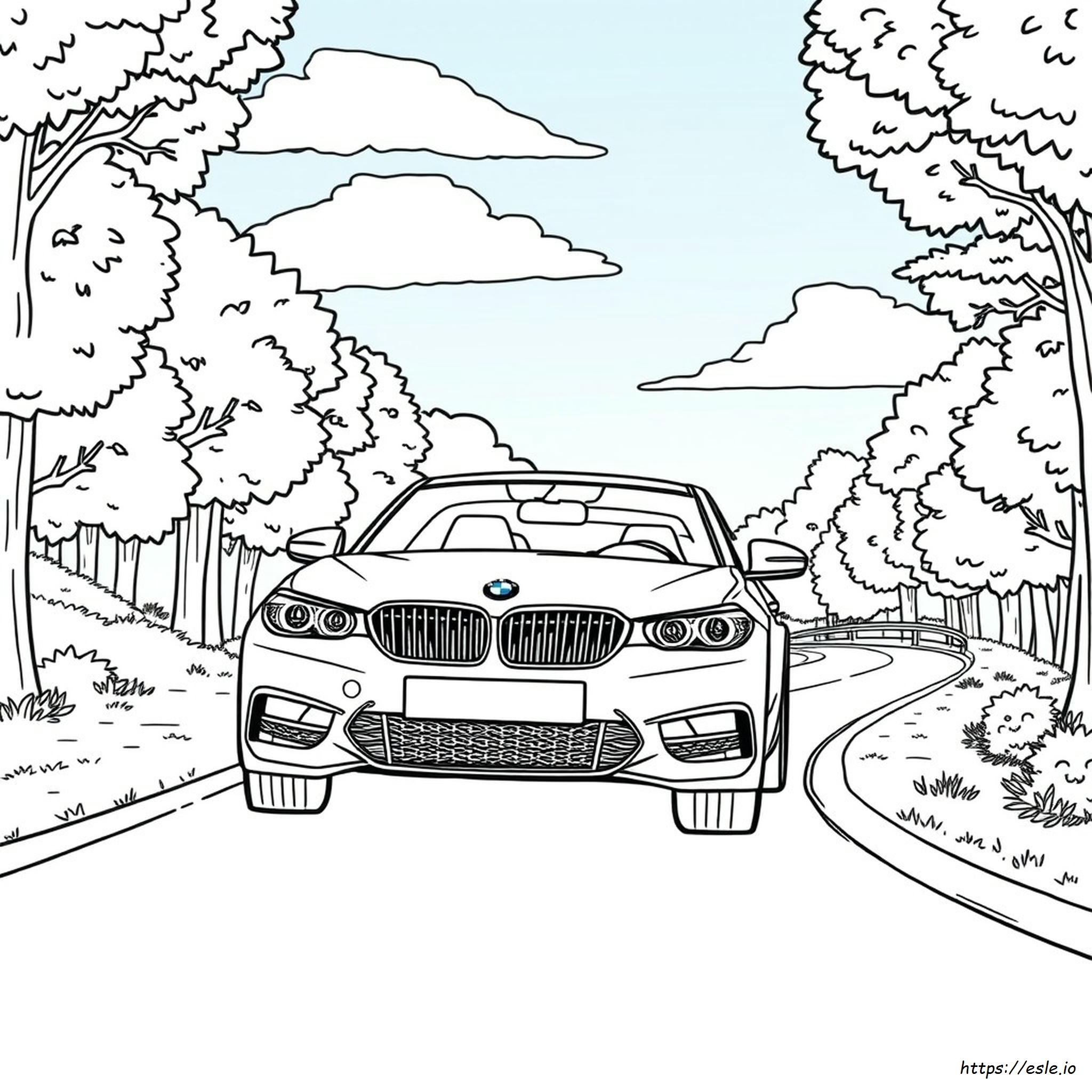 Bmw Car For Colouring
