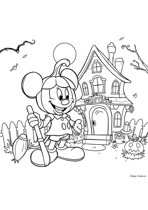 Disney Halloween Colouring