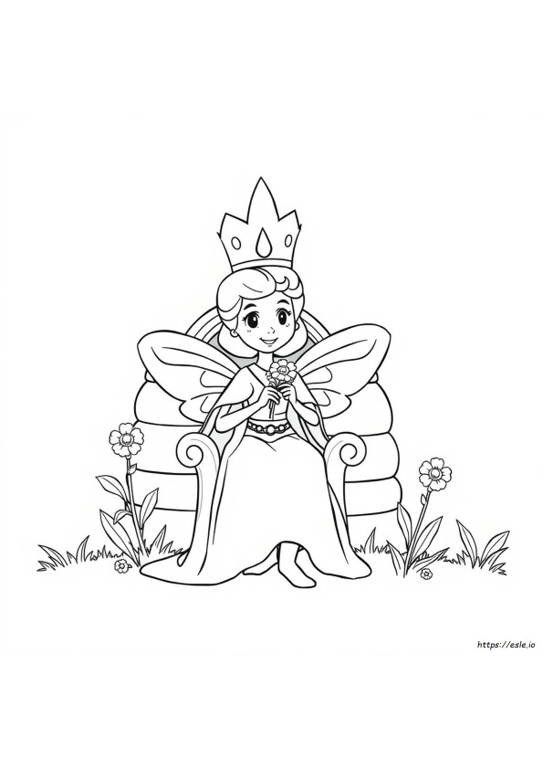 Letra Q De Reina Para Colorear