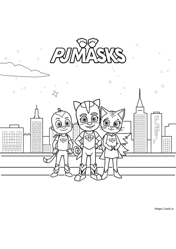 Pj Masks Coloring Pages Romeo