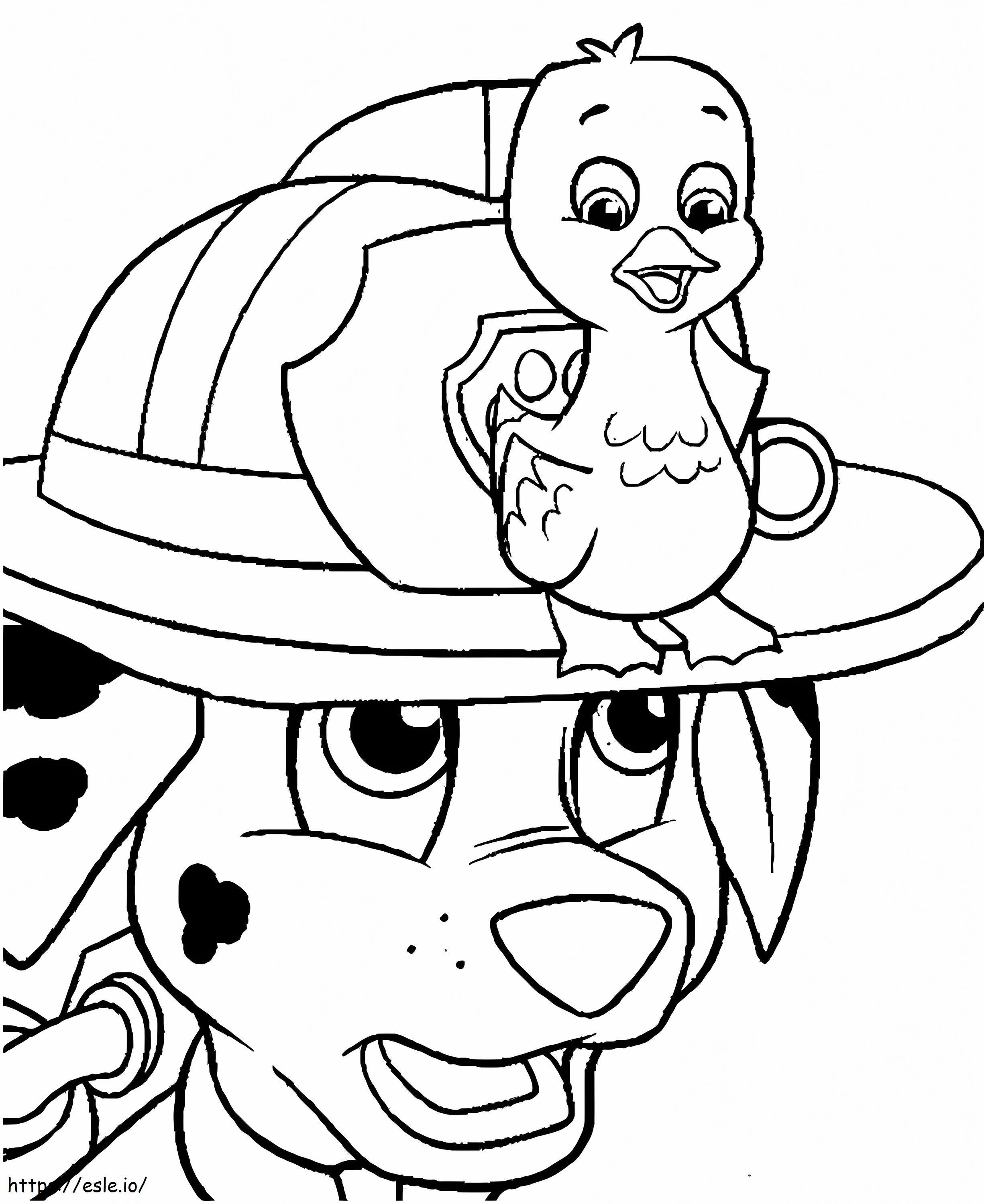 Marshall Y Fuzzy coloring page