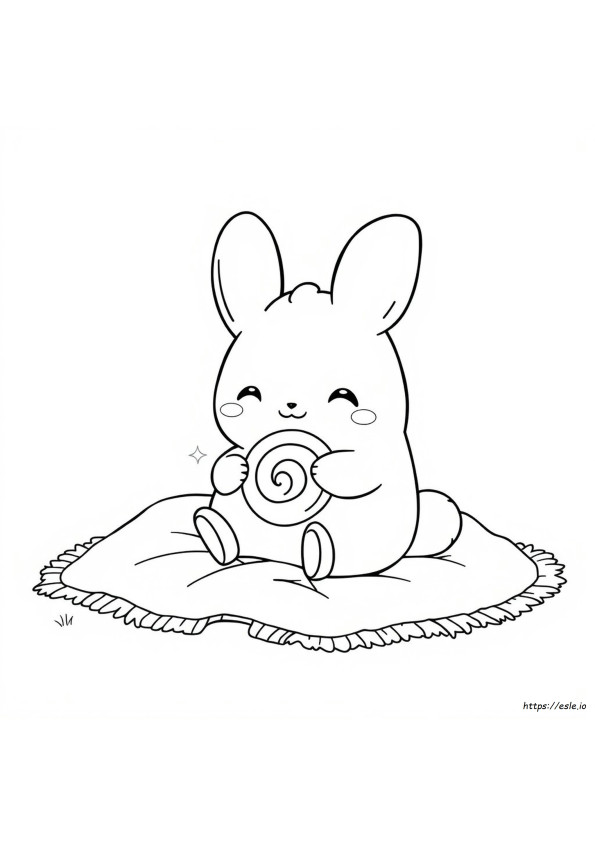 Cinnamoroll De Colorat Imprimabile Gratuit