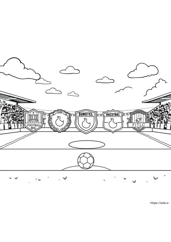 Colouring Football Badges