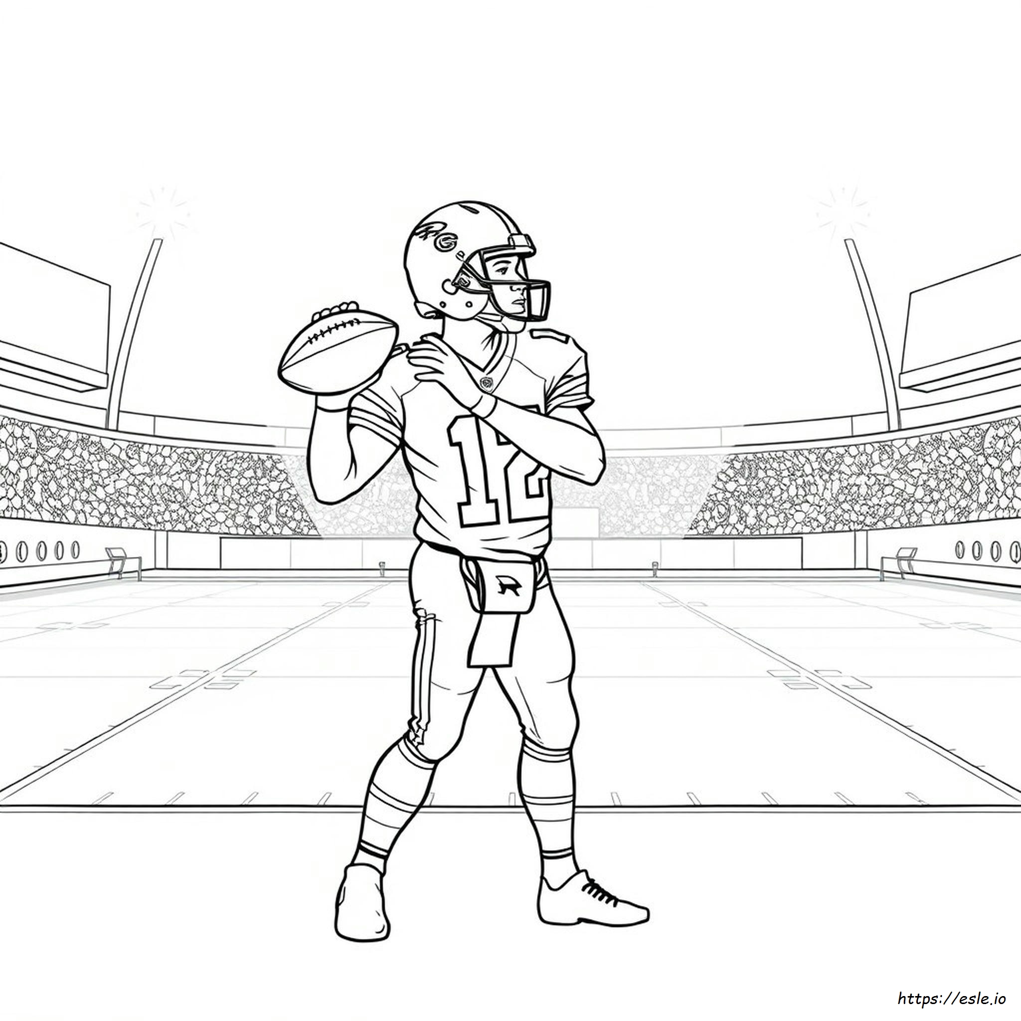 Mahomes Coloring Page