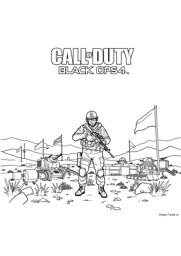 Call Of Duty Black Ops 4 Disegni Da Colorare
