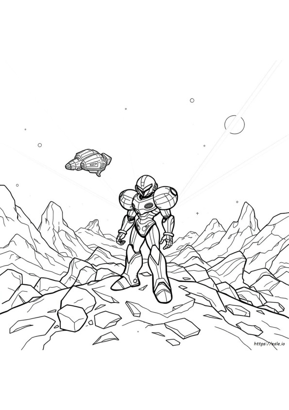 Disegni Da Colorare Di Super Metroid