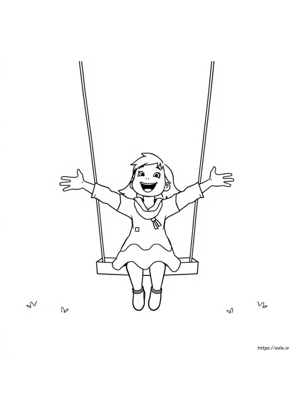Sarah Laughs Coloring Page