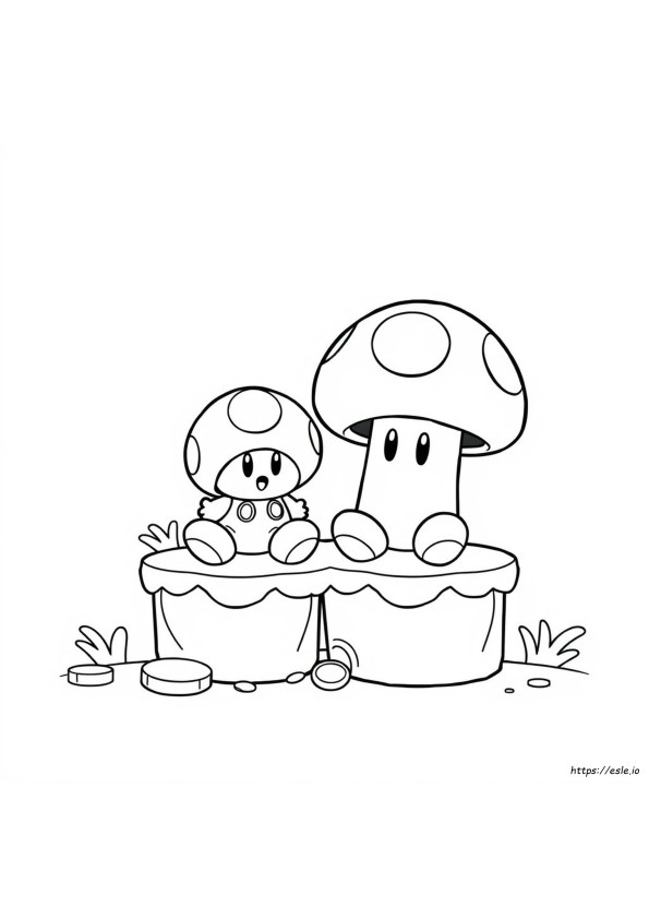 Super Mario Bros De Colorat