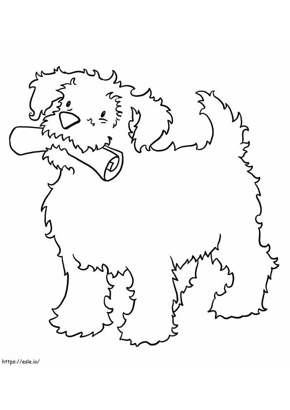Puppy 3 coloring page