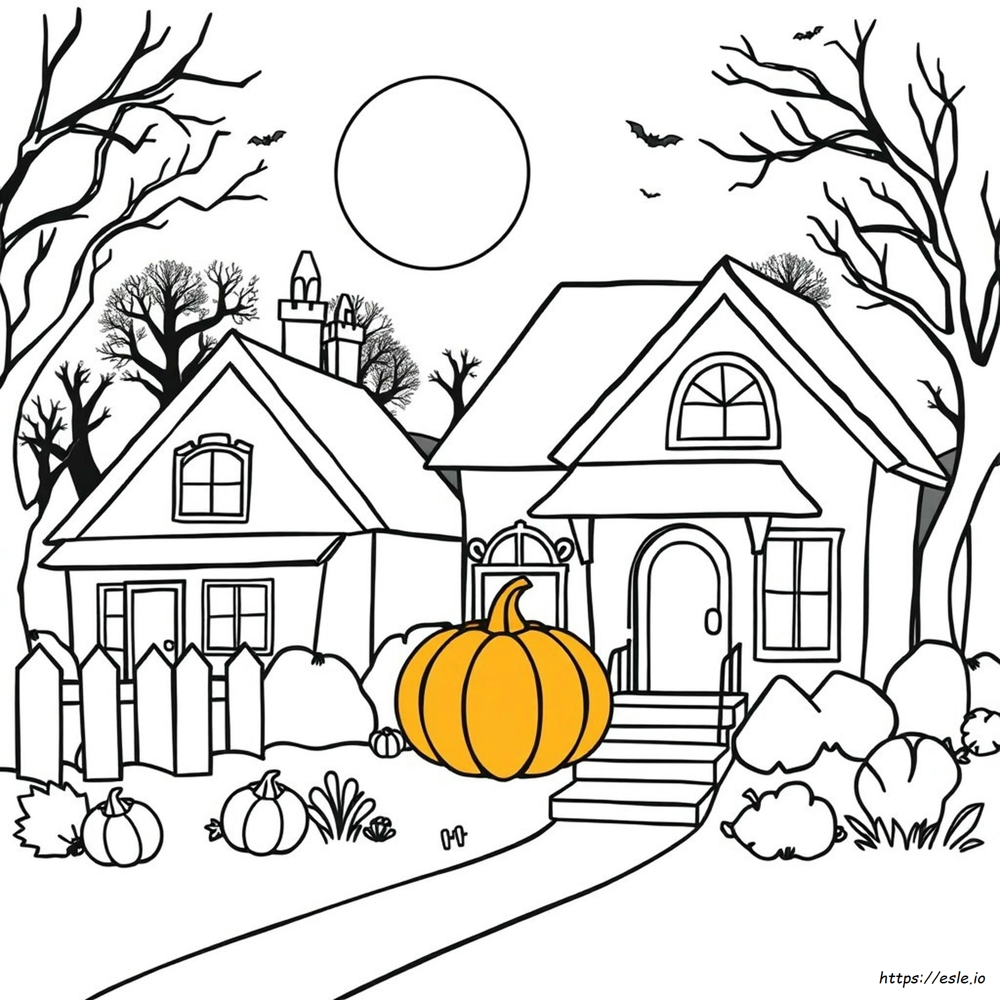 Preschool Halloween Coloring Pages Free