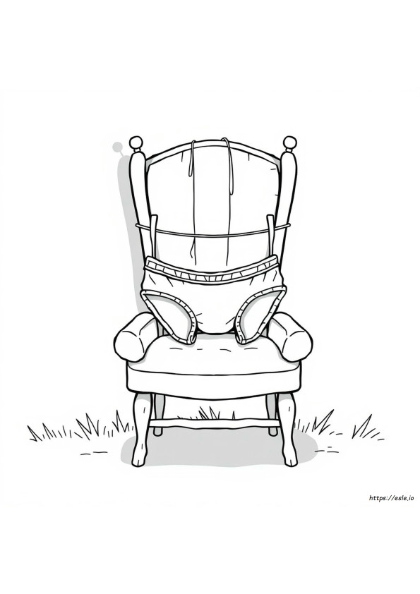 Creepy Pair Of Underwear Coloring Page