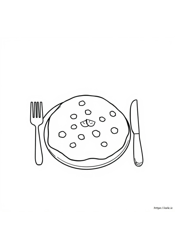 Tortilla Coloring Page