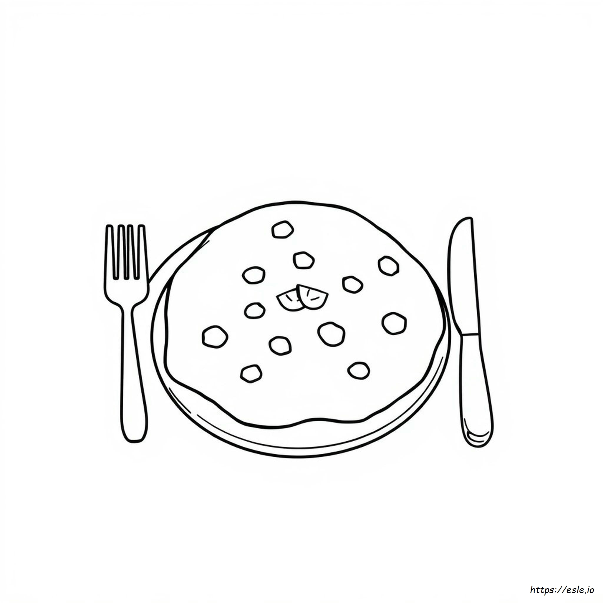 Tortilla Para Colorear