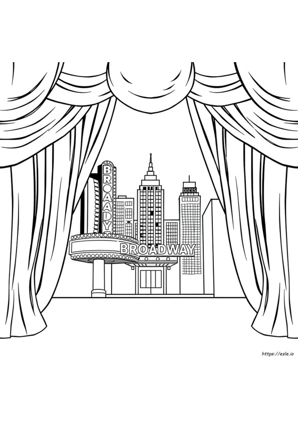 Broadway Gambar Mewarnai
