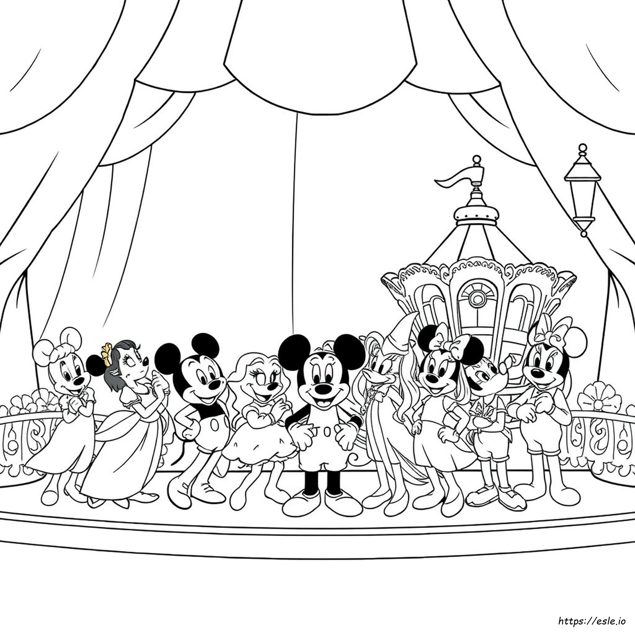 ディズニーぬりえ 無料: いろいろなキャラクターぬりえ