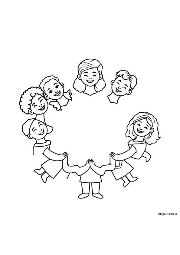 Disegni Da Colorare Diversità E Unità