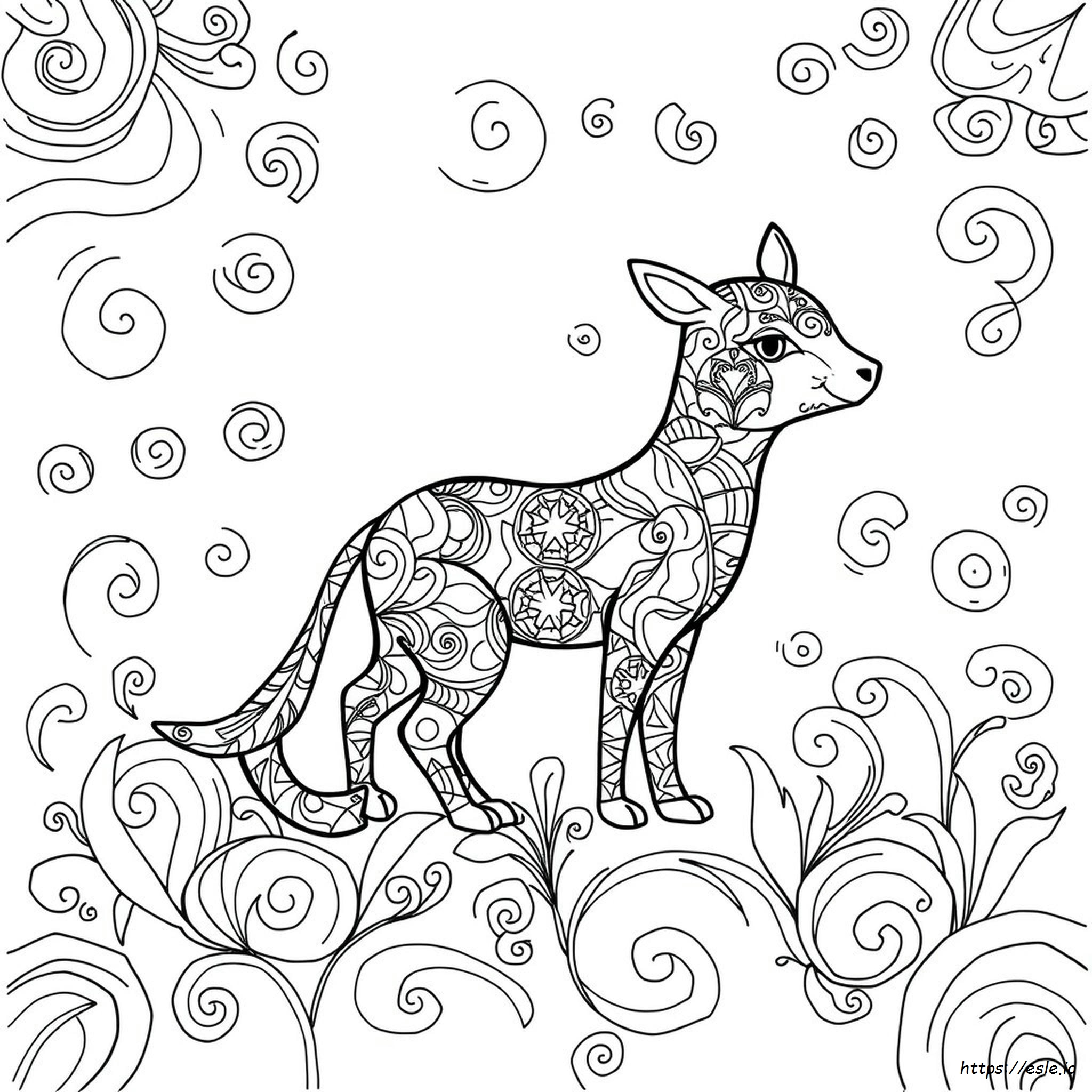 Animal Zentangle Coloring Pages