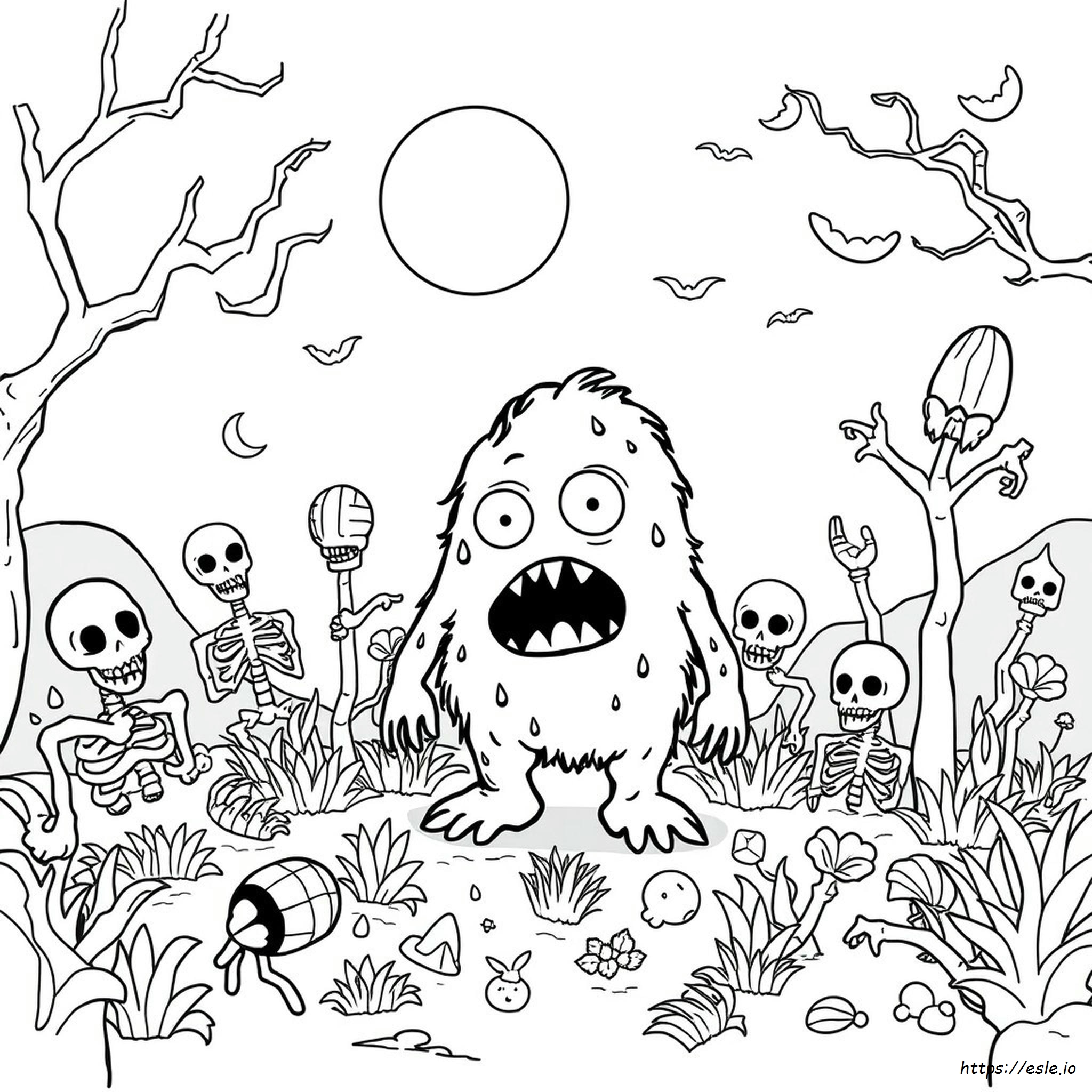 Monster Mash Coloring Pages