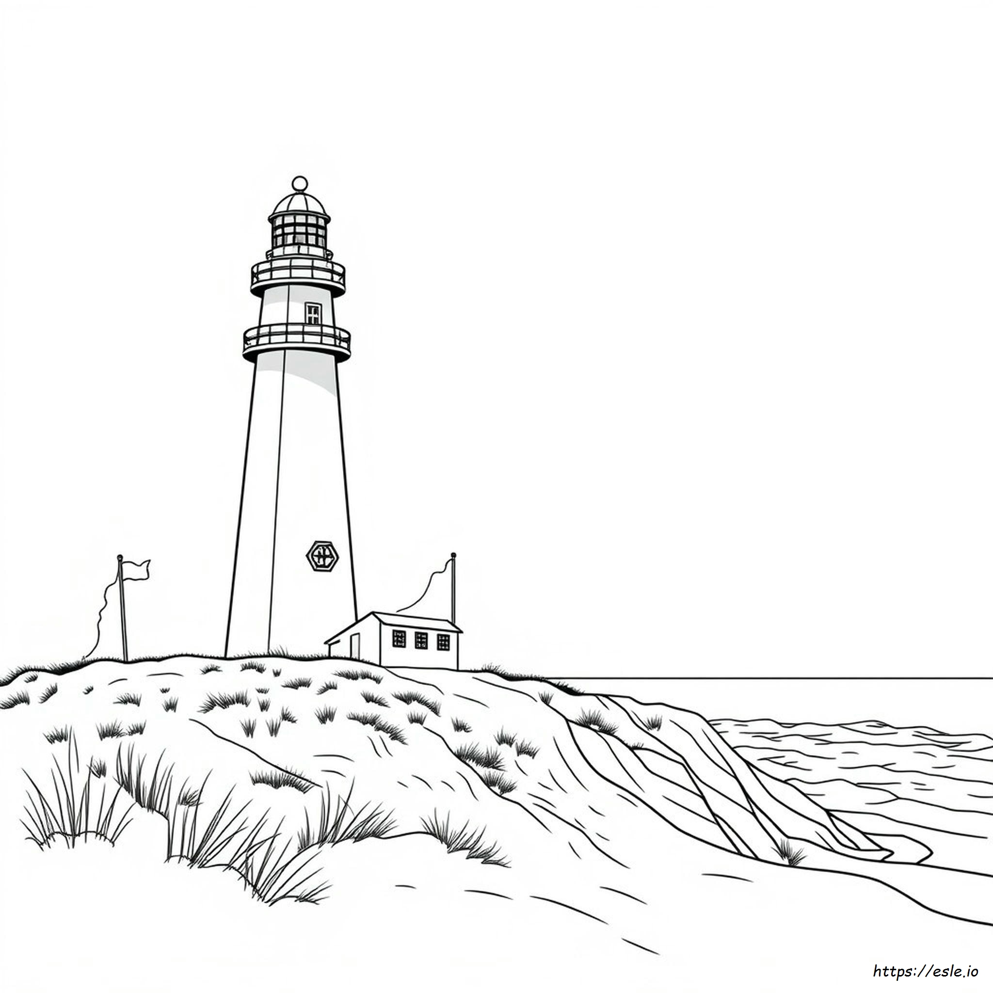 Pagina Da Colorare Facile Delle Outer Banks