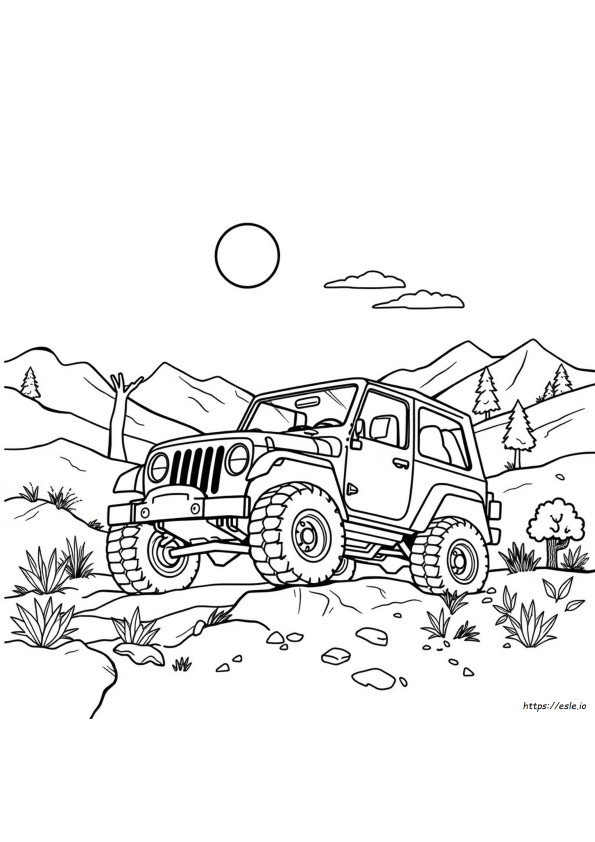 Coloriages Jeep À Imprimer