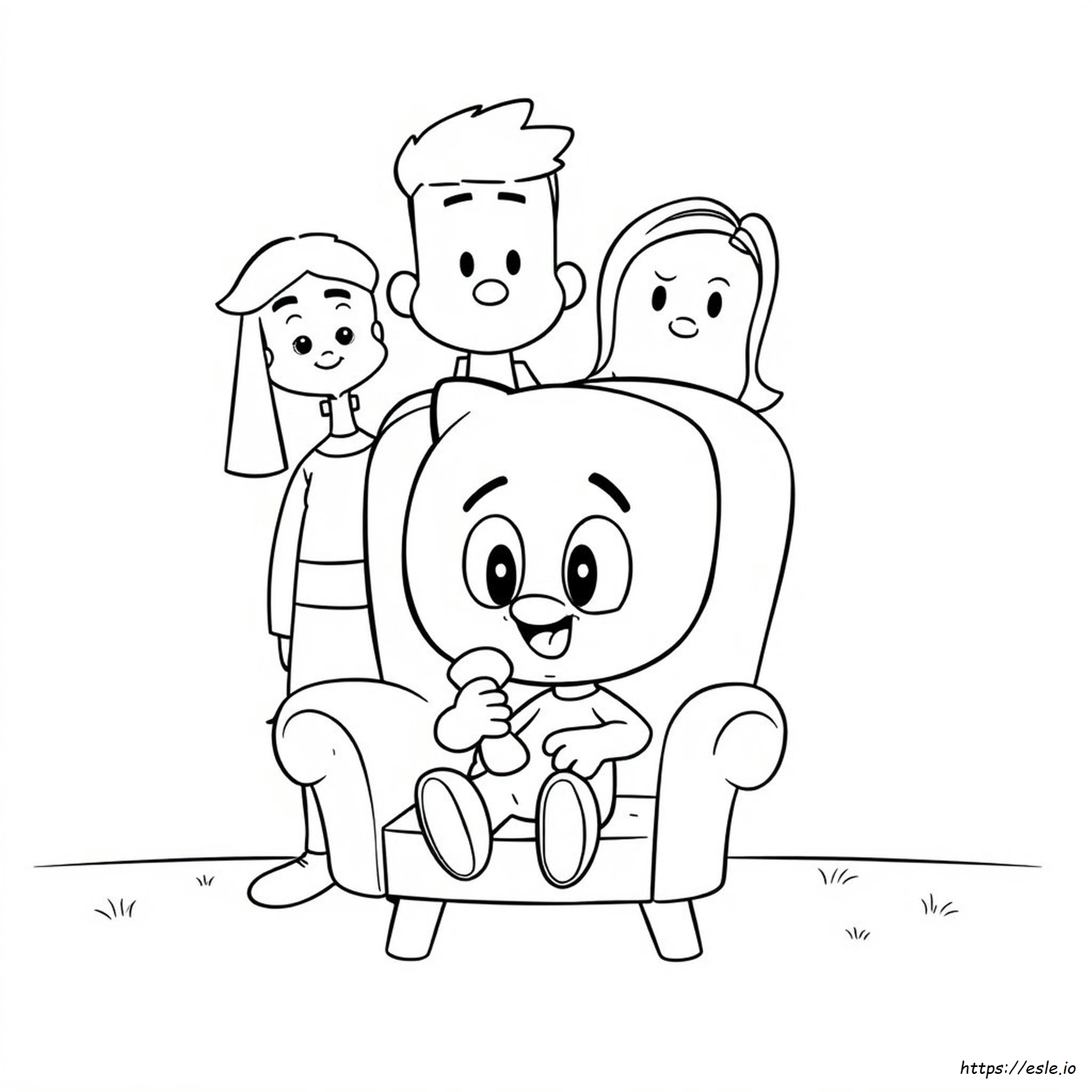 Gumball Coloring Pages Bebe Gumball Para Colorear