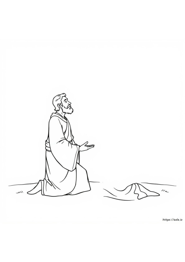 Saul And Ananias Coloring Page