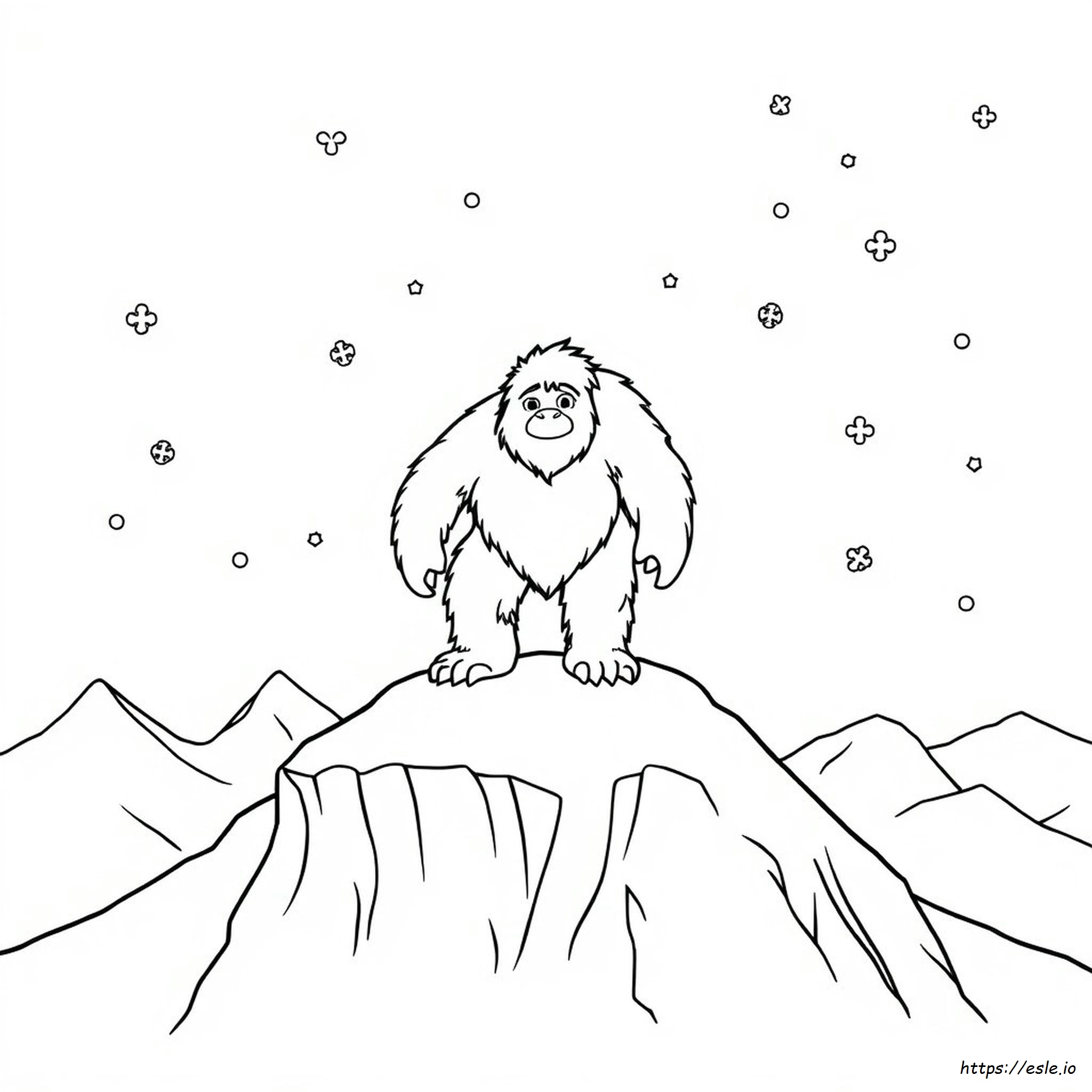 Yeti Da Colorare