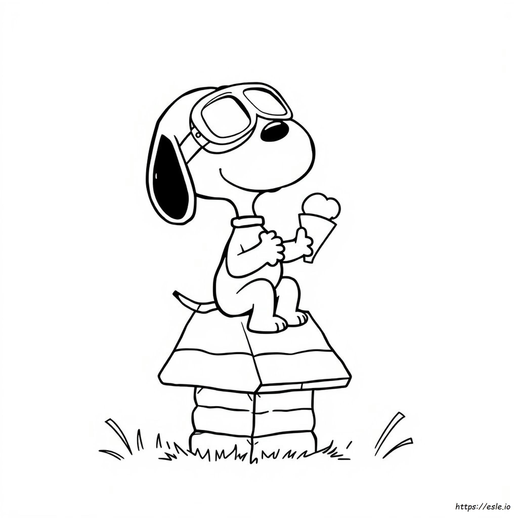 Snoopy Da Colorare Per Adulti