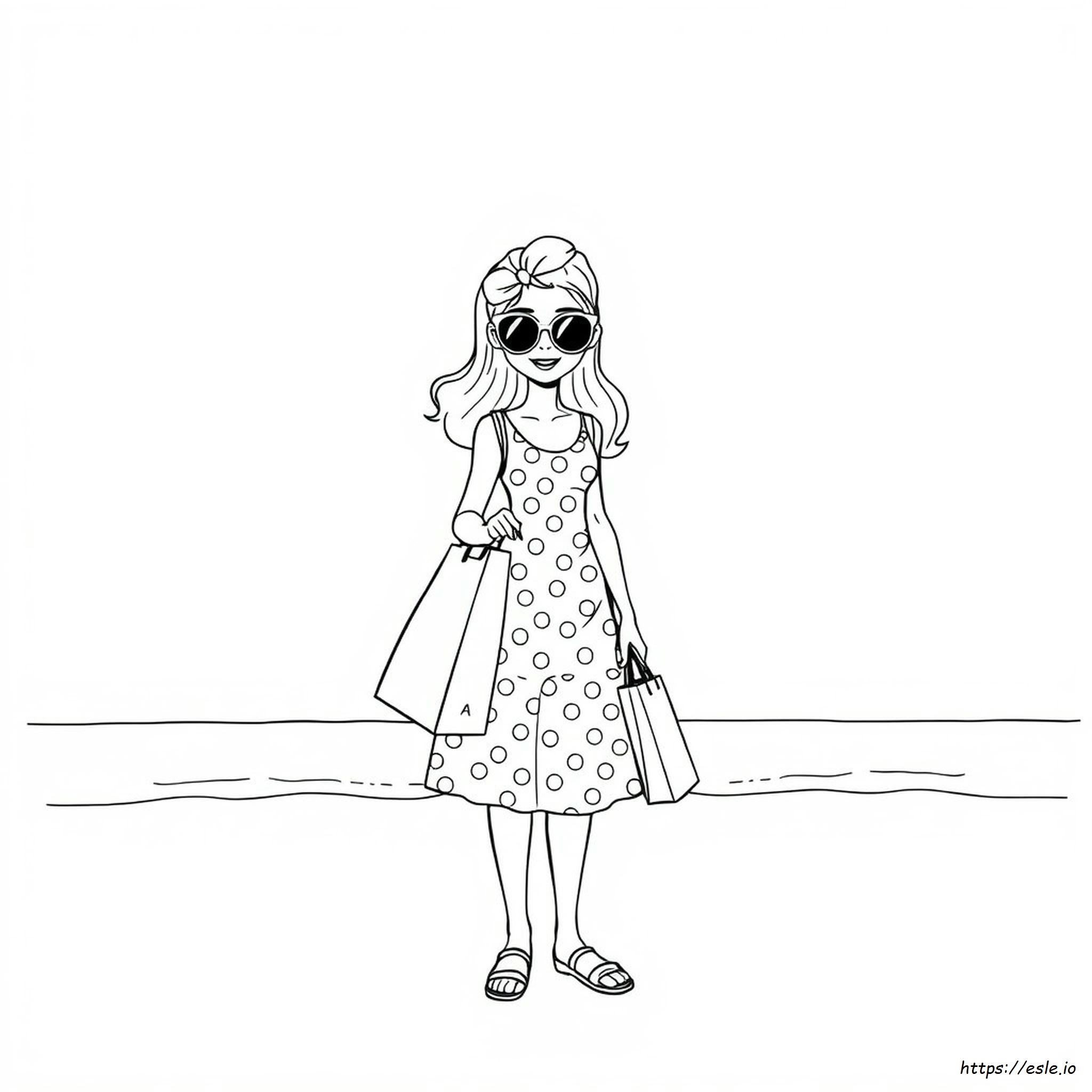 Preppy Coloring Book Pages