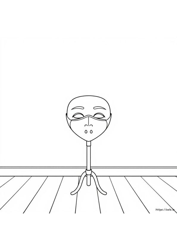 Mask Coloring Pages