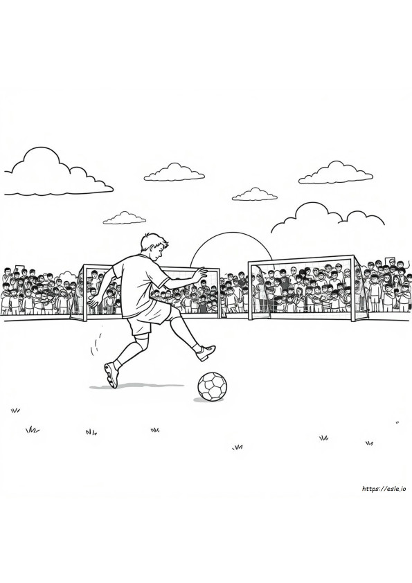 Fußball Spielen Ausmalbilder
