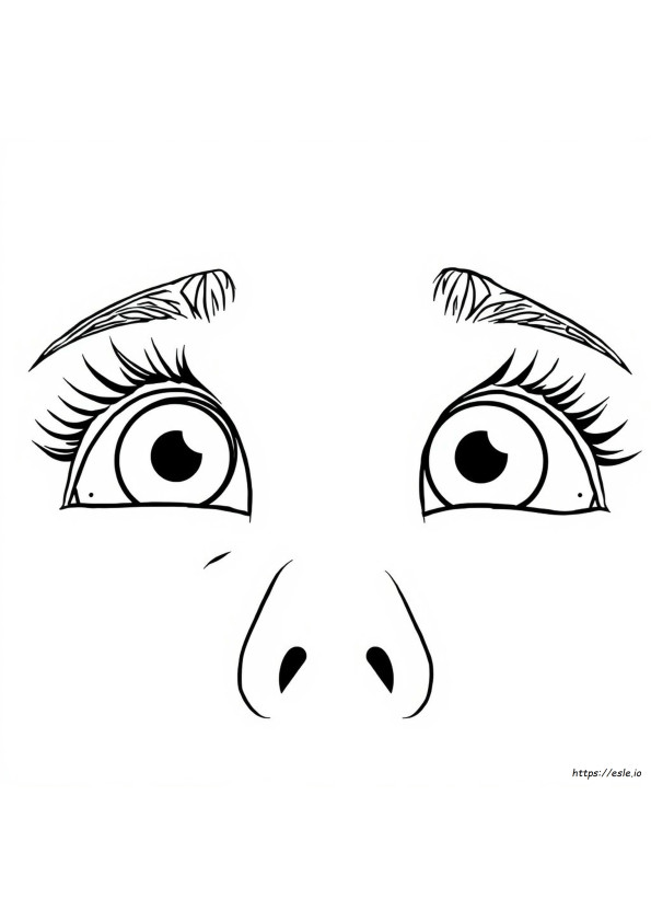 Ojos Humanos Para Colorear