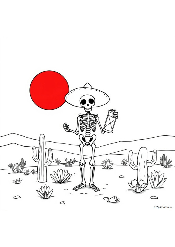La Muerte Gambar Mewarnai