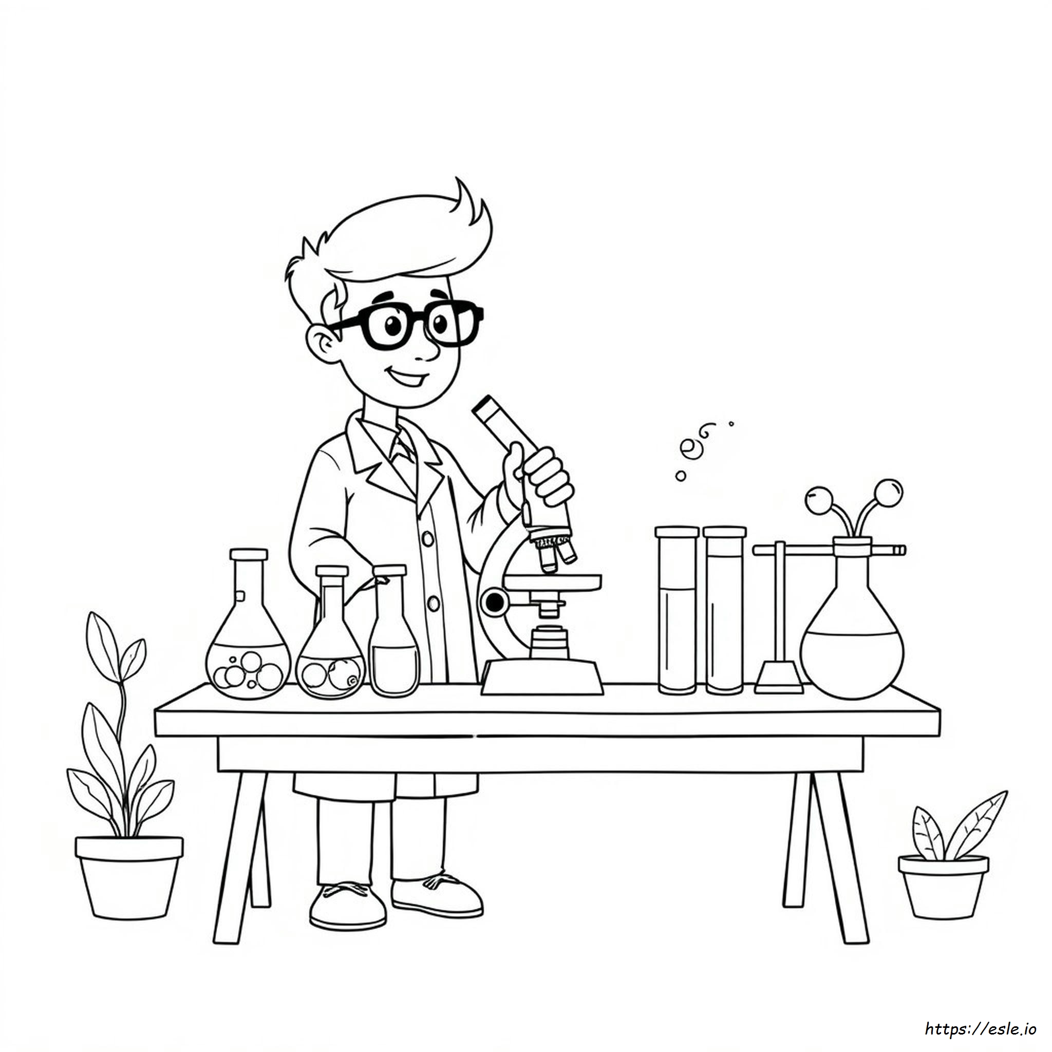 Disegni Da Colorare Per La Scienza