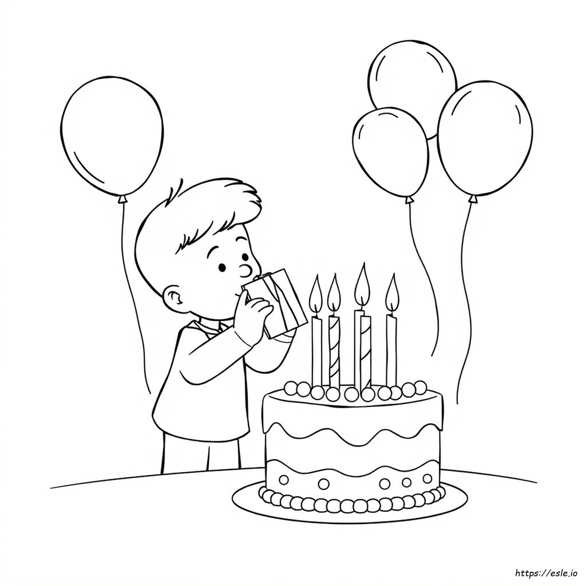 Coloring Pages For Birthday Cards