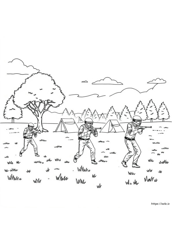 Disegni Da Colorare Paintball