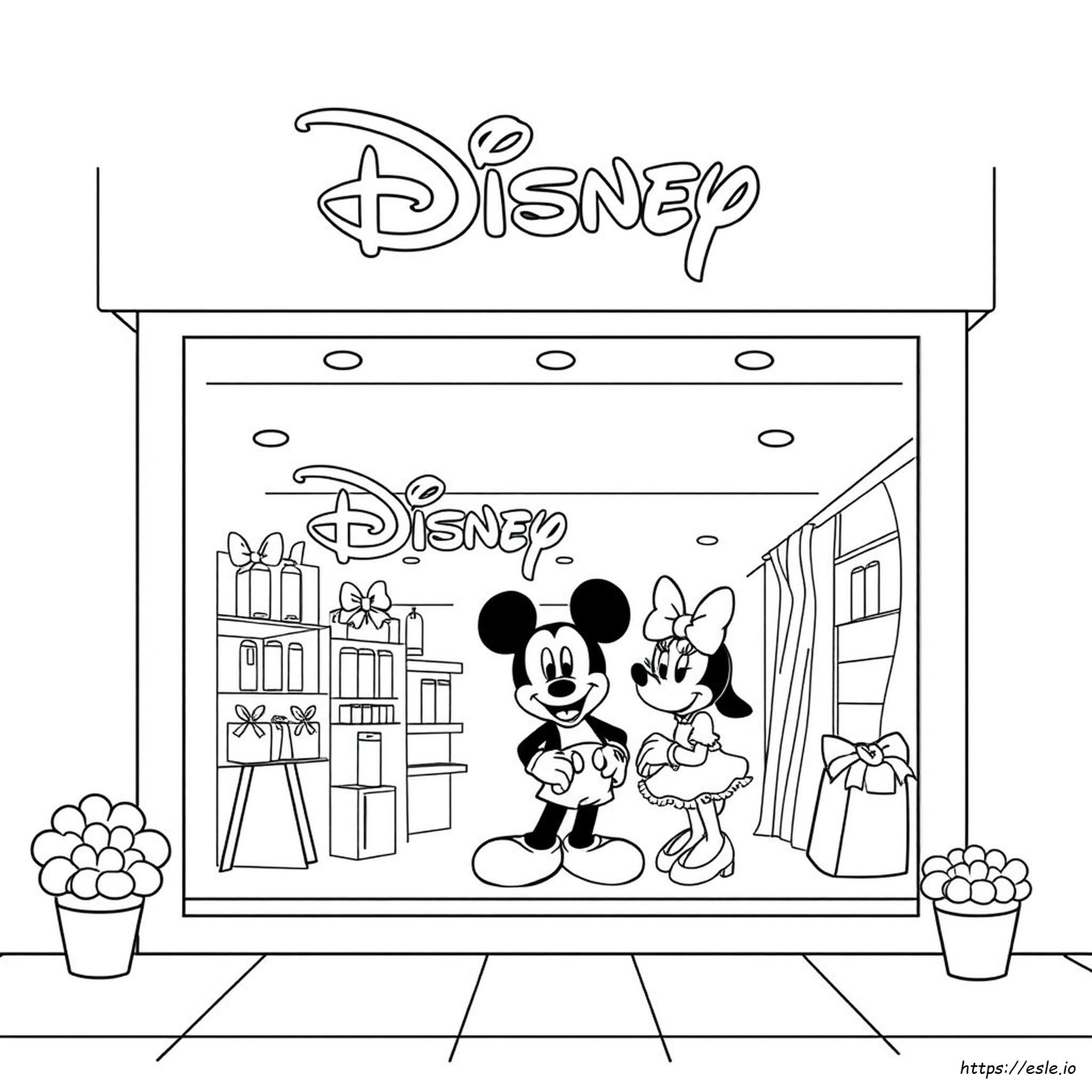 ディズニーストア ぬりえ 無料