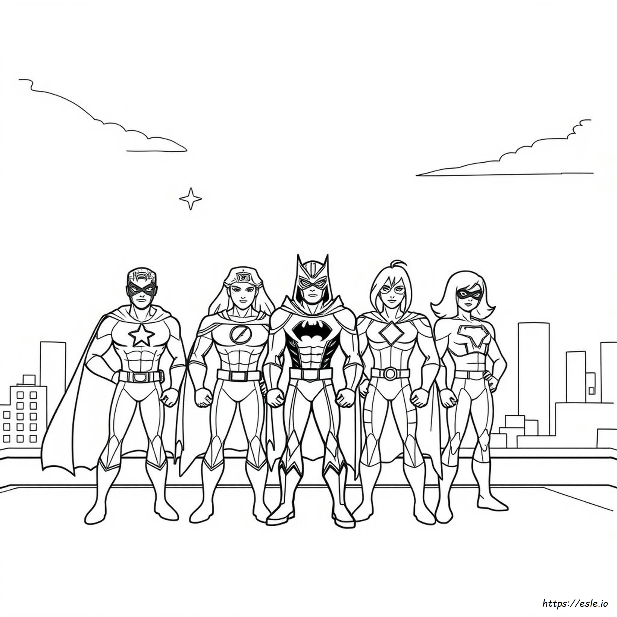 Battle Force 5 Coloring Pages