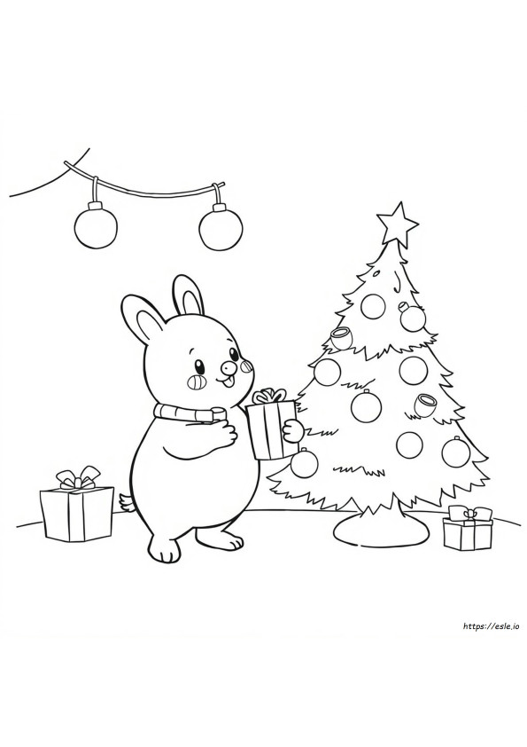 Pochacco Christmas Coloring Pages