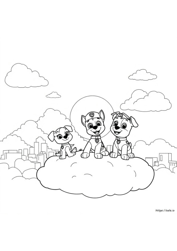 Paw Patrol Skye Boyama