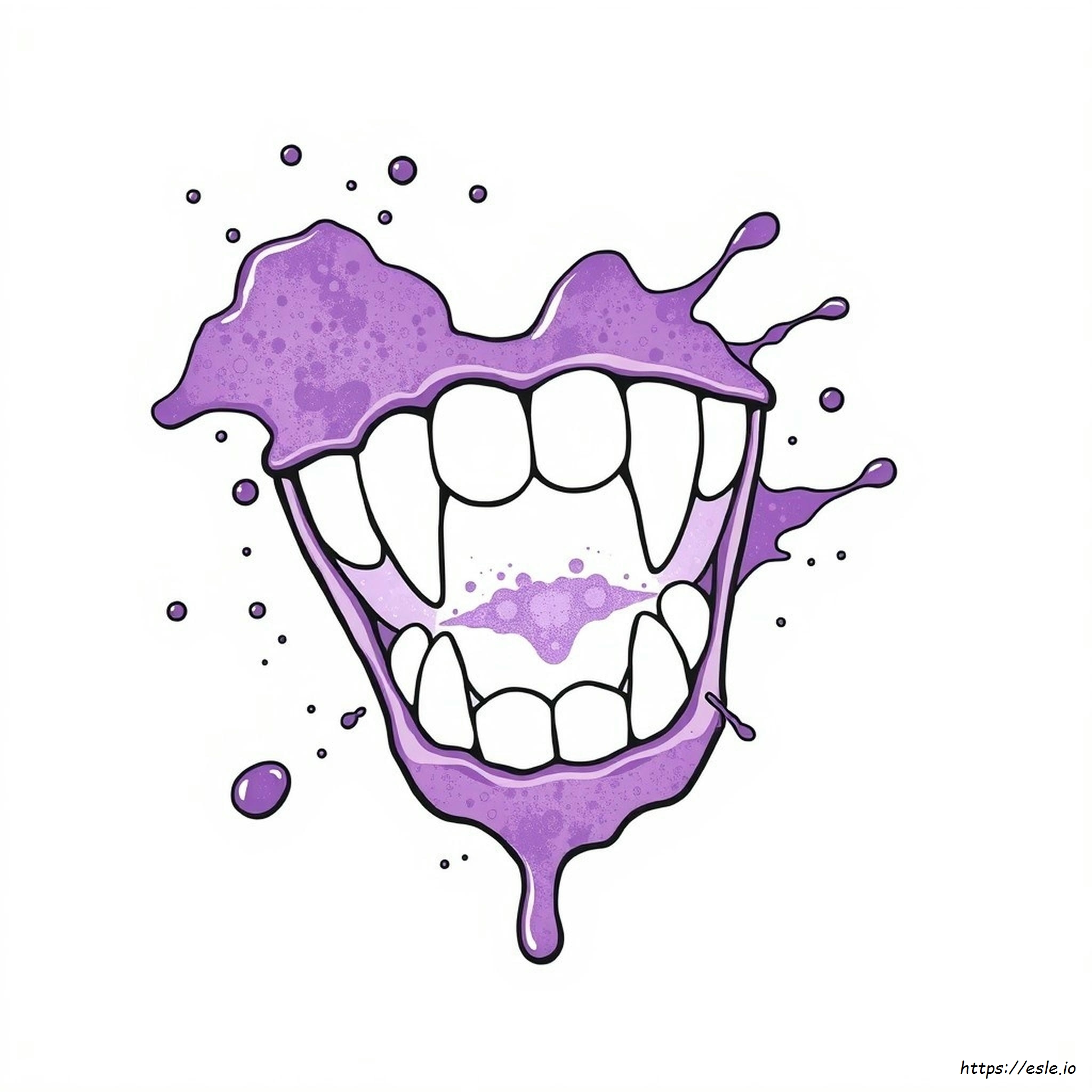 Colorante Alimentario Morado Para Blanquear Los Dientes