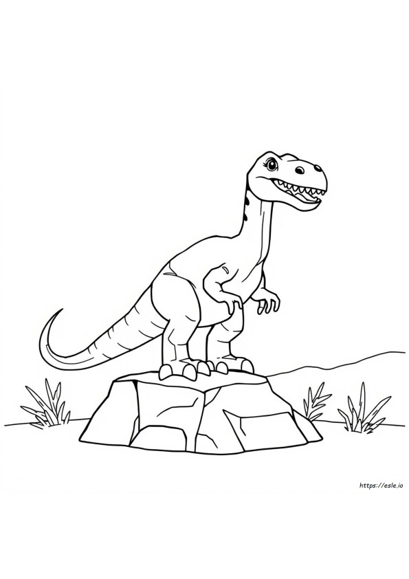 Lego Baryonyx Värityskuva